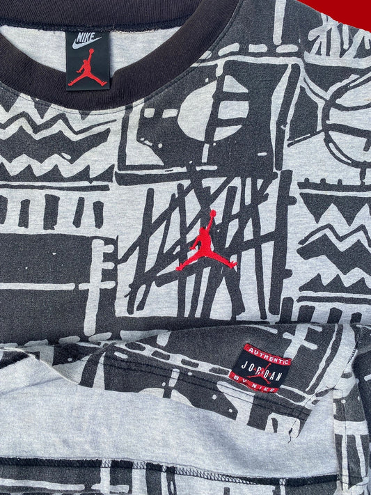 Nike Air Jordan IX Collection Authentic AOP Box Cut T-Shirt
