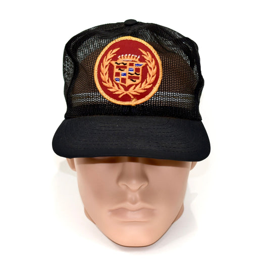 Cadillac Patch 80's Trucker Snap Back Hat
