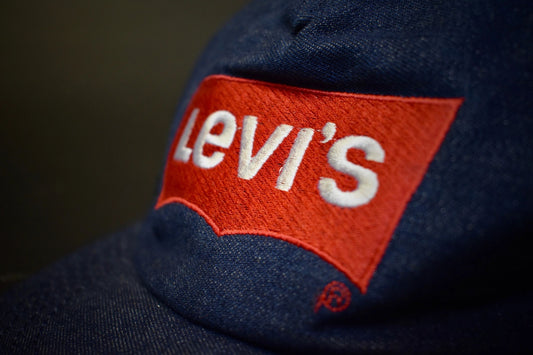 1980s Levis Denim Trucker Snapback Hat
