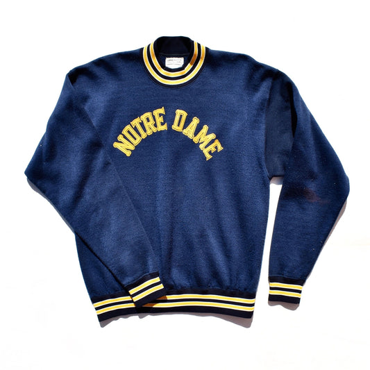 Champion Notre Dame Ara Parseghian late 1960's Nylon Sweatshirt XL