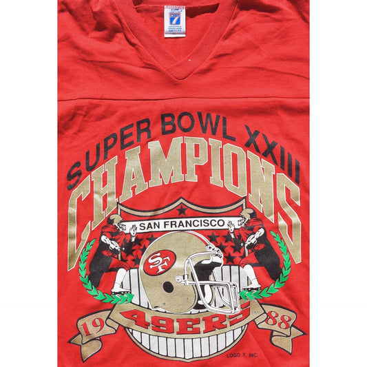 Logo 7 San Francisco 49ers 1988 Super Bowl XXIII Champions Shirt