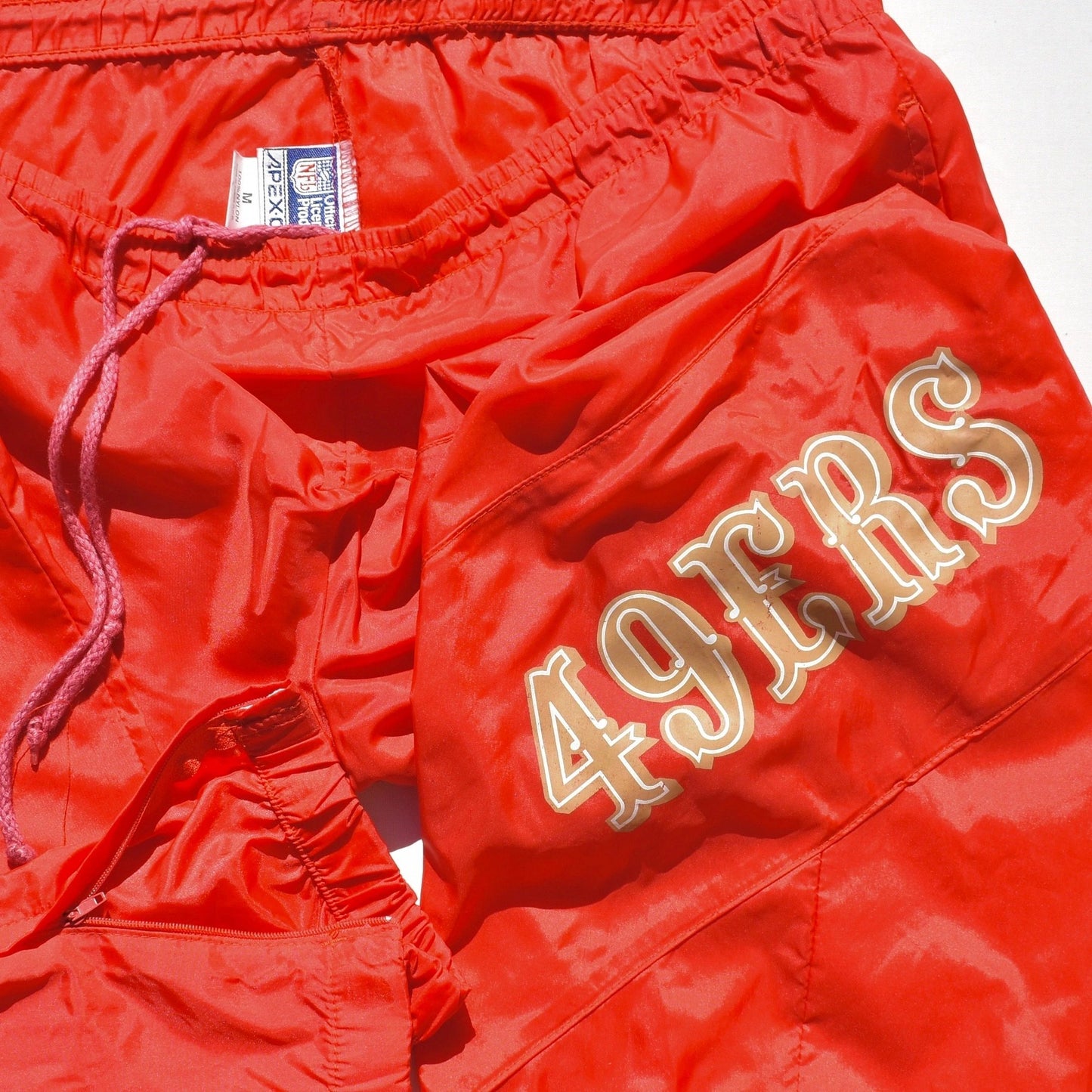 San Francisco 49ers 1990s Apex 1 Nylon Windbreaker Pants