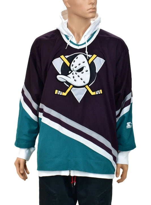 Anaheim Mighty Ducks 1990s Starter Jersey Size XL