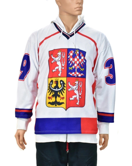 Olympics Czech Bootleg Dominik Hasek Hockey Jersey Large