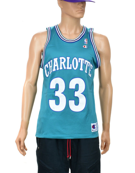Alonzo Mourning Charlotte Hornets Champion Jersey Size Size 40