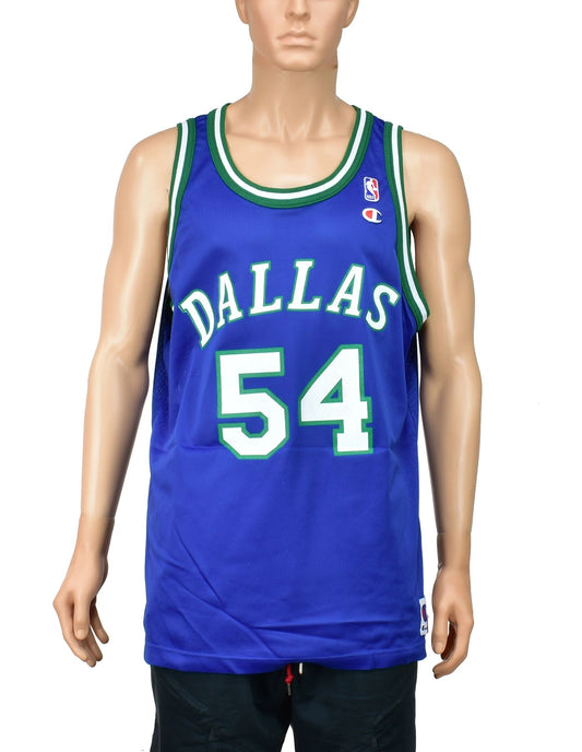 Popeye Jones Dallas Mavericks Champion Jersey Size 48