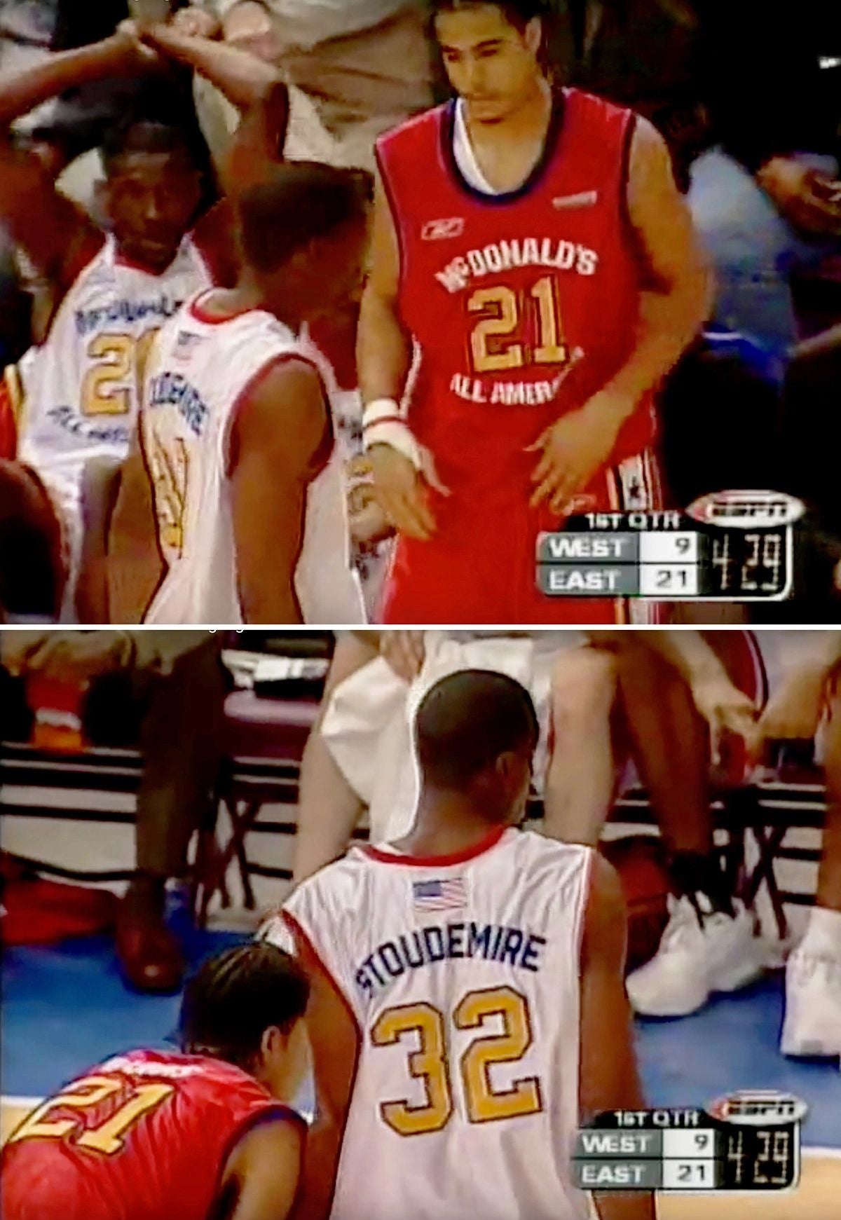 High School McDonalds All American 2002 Game Worn Jersey