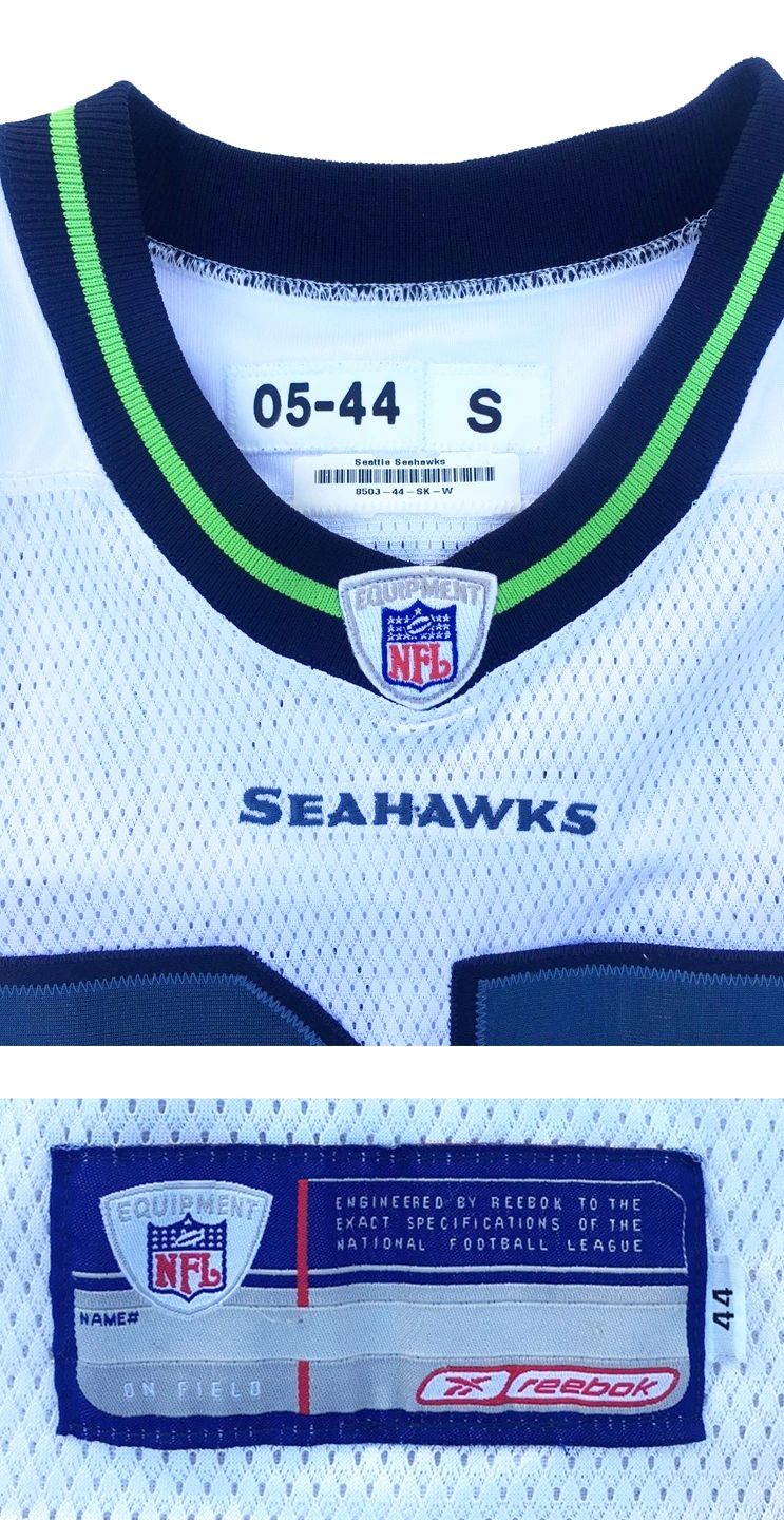 Seattle Seahawks Alex Bannister Game Worn Used Jersey Size 44