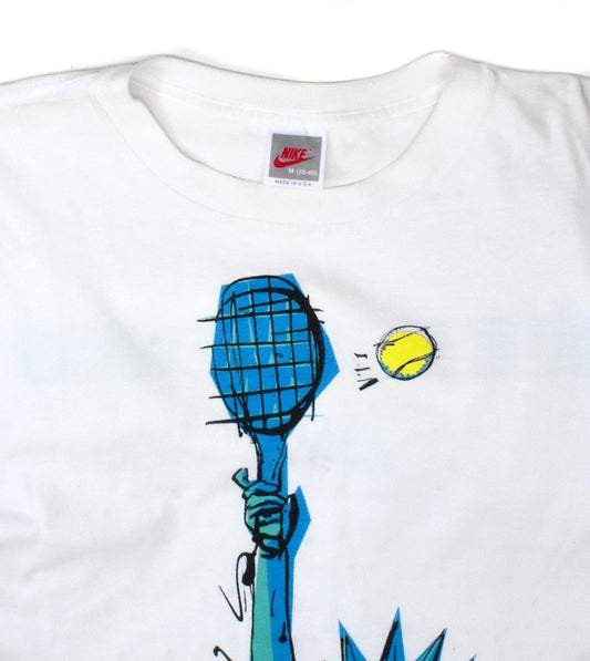 Nike U.S. Open Tennis 1990s @ Flushing Meadows Gray Tag Shirt