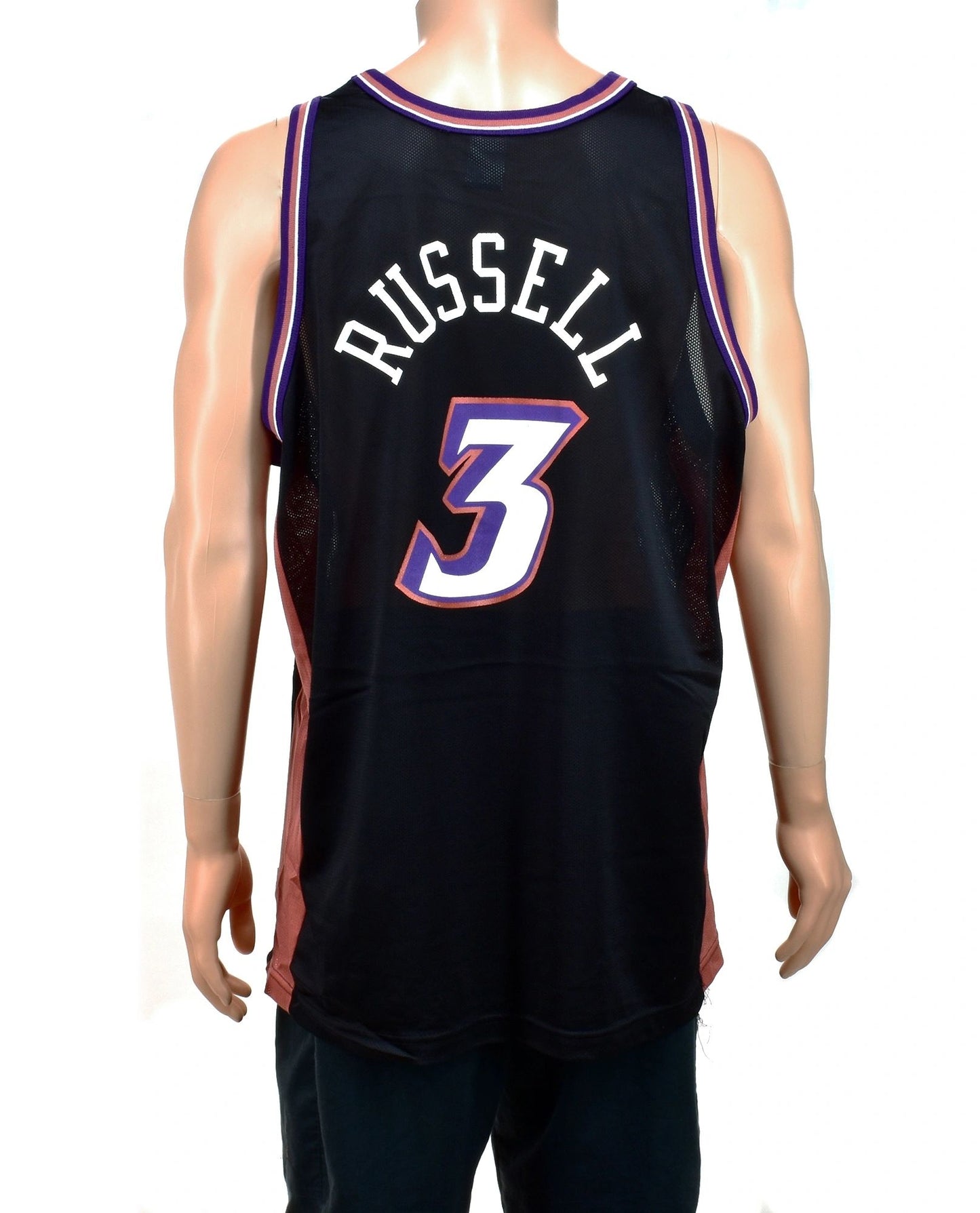 Utah Jazz Bryon Russell Champion Jersey Sz. 48