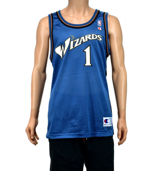 Rod Strickland Washington Wizards Champion Jersey NEW W/ Tags Sz. 44