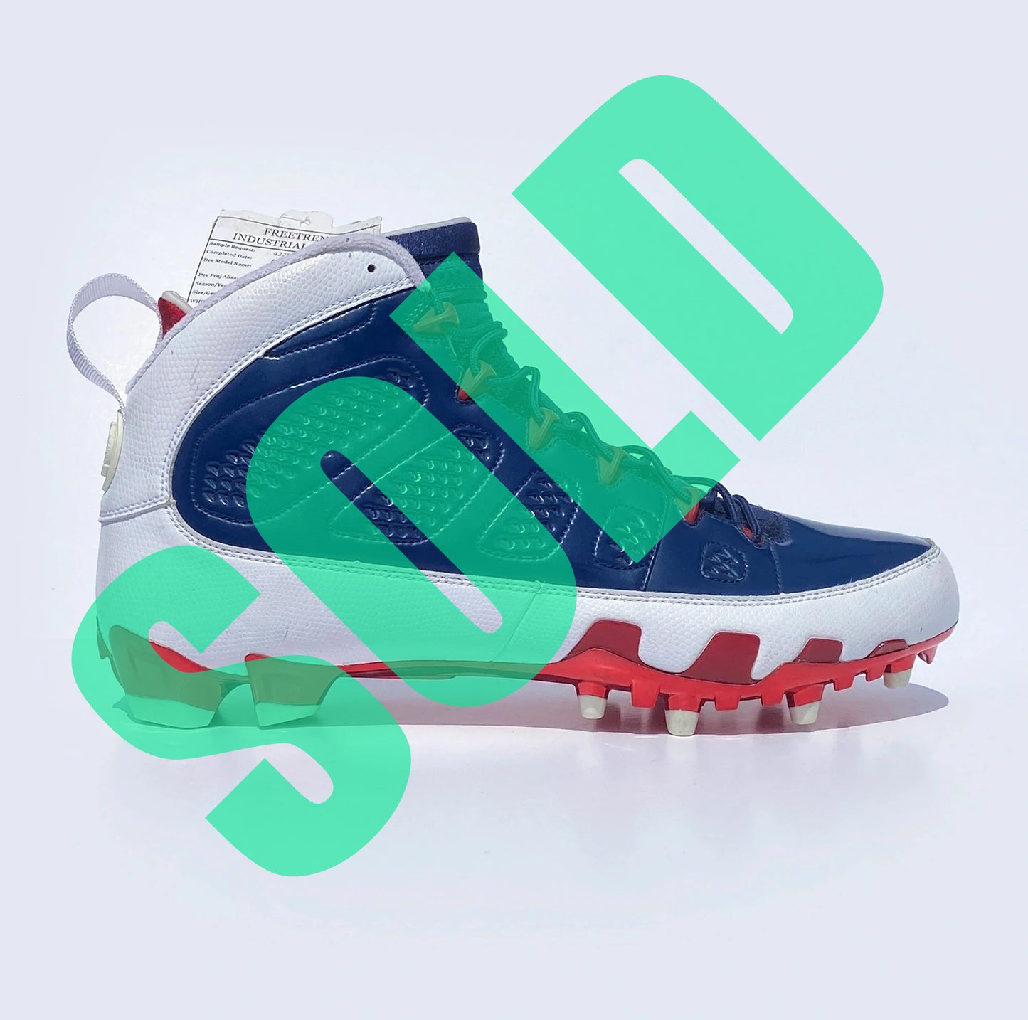 Nike Air Jordan 9 IX PE Andre Johnson Promo Cleat