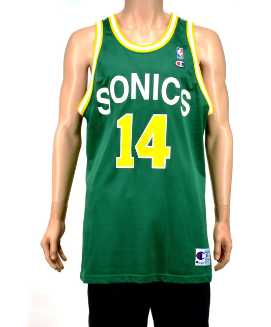 Sam Perkins Seattle Supersonics Champion Jersey Size 48