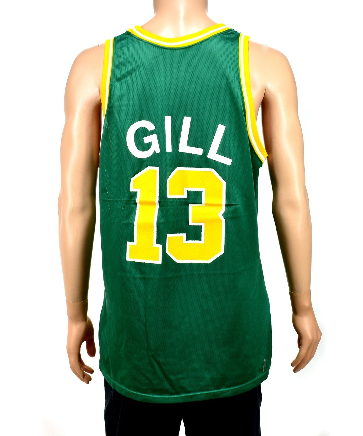 Seattle Supersonics Kendall Gill Champion Jersey Size 48