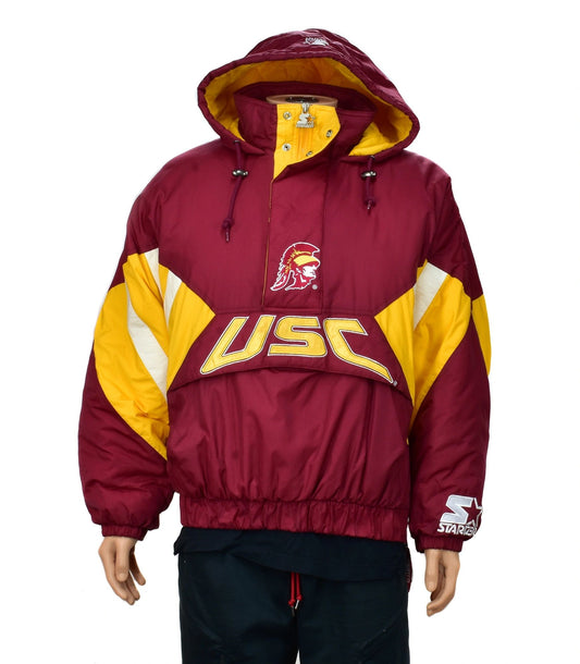 USC Starter University Southern Cal Pullover Jacket Size Large