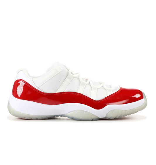 Nike Air Jordan 11 XI Retro Low White Red New Size 12