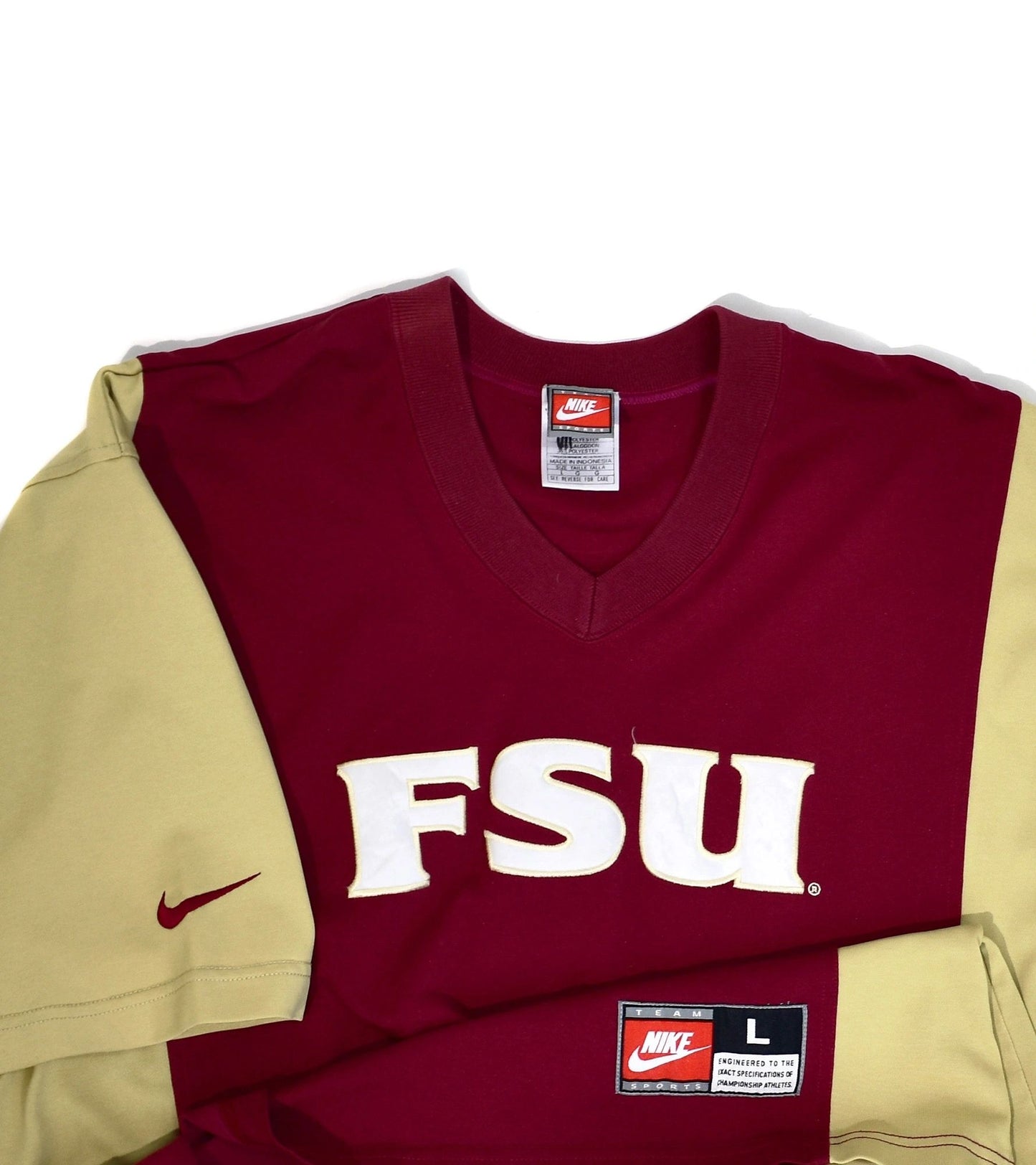Florida State Nike Seminoles FSU 90s Authentic Sample Shooting Shirt Size Large