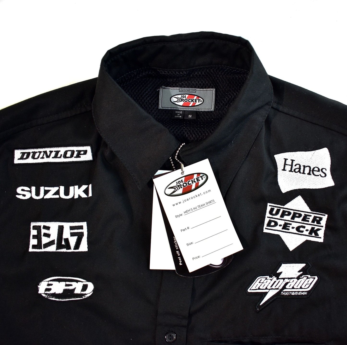 Nike Jordan Motorcycle Team Authentic Joe Rocket Embroidered Pit Crew Shirt