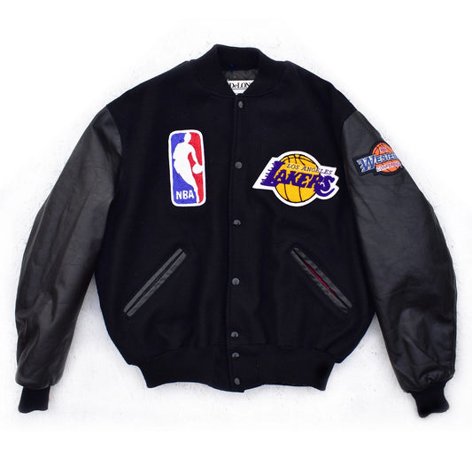 1/1 Los Angeles Lakers Custom Chain Stitch NBA Letterman Jacket
