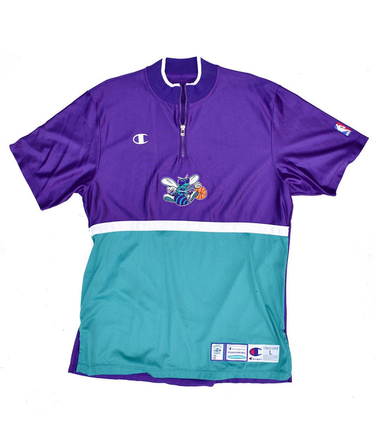 1999 Charlotte Hornets Champion NBA Authentic Team Issued Shooting Shirt Size 44