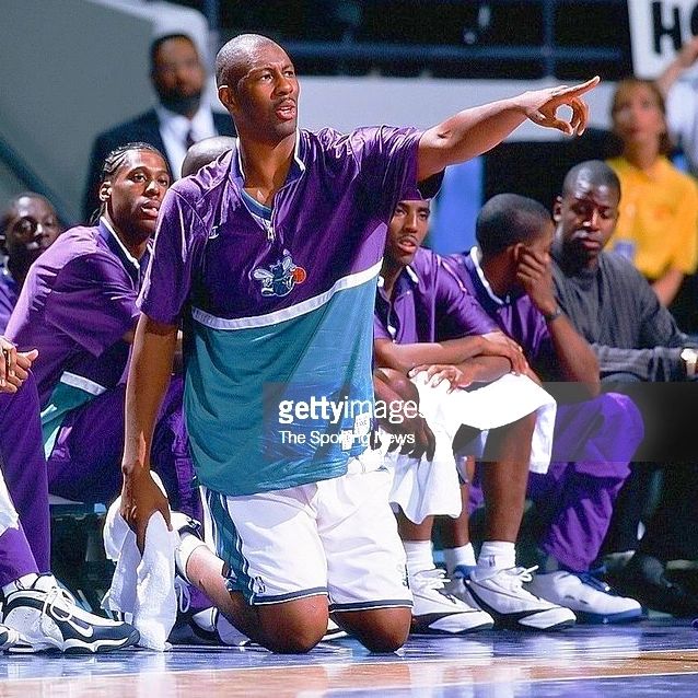 1999 Charlotte Hornets Champion NBA Authentic Team Issued Shooting Shirt Size 44