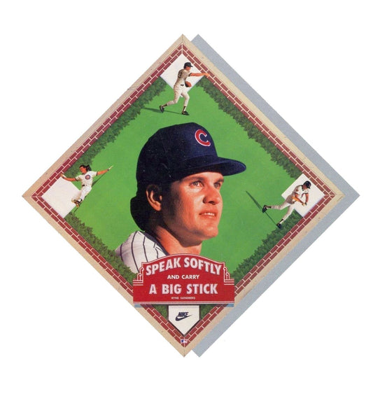 Nike Ryne Sandberg "Speak Softly" Original 1991 Poster NEW
