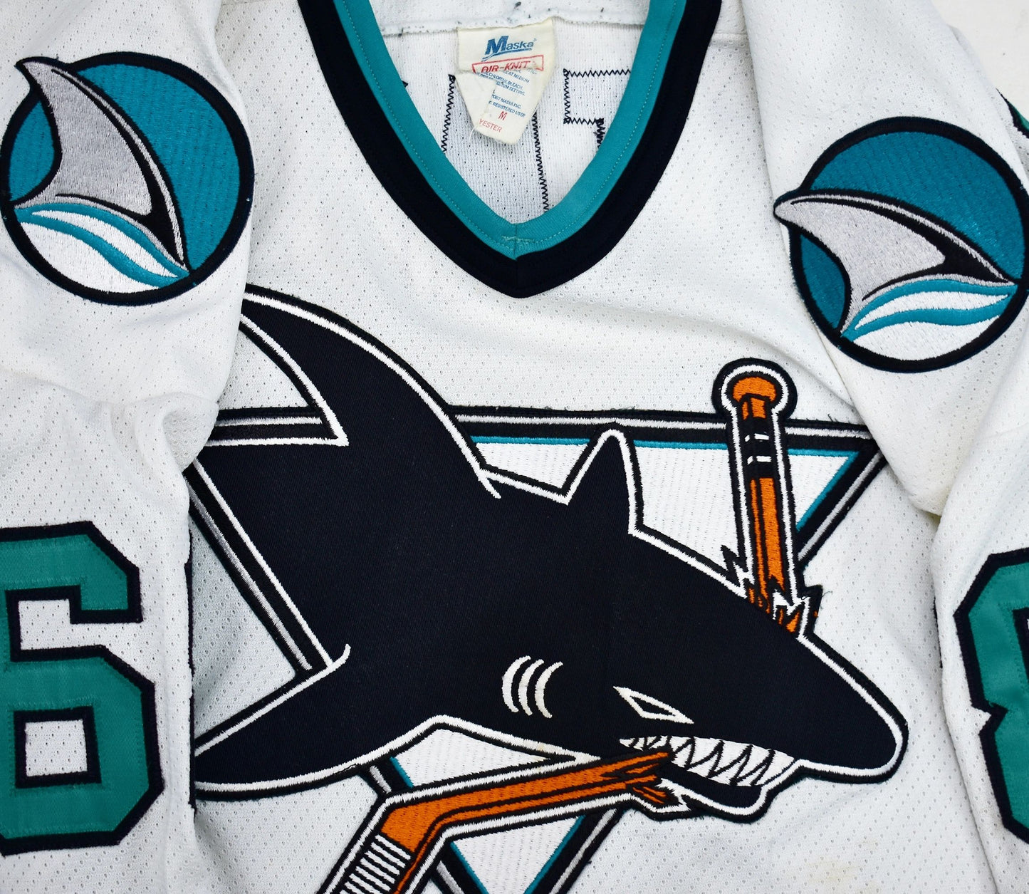 San Jose Sharks Authentic CCM Game Jersey Size Medium