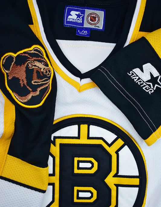 Boston Bruins Authentic Starter 90's Hockey Jersey Size Large / XL