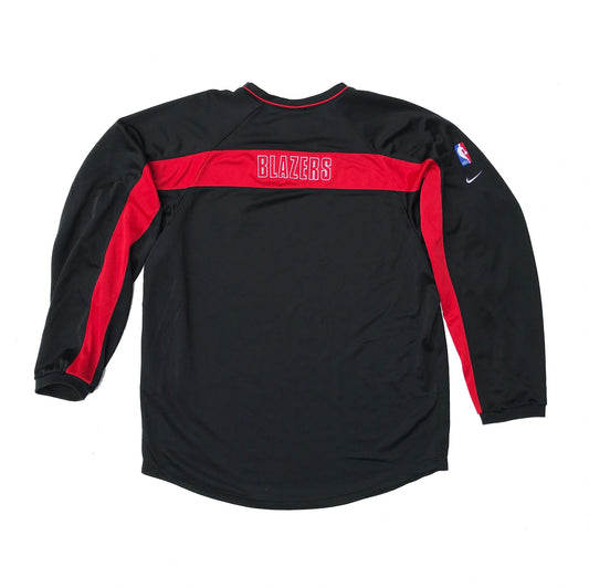 Portland Trailblazers Authentic Nike Dri-Fit Warm-Up Shirt Size XL