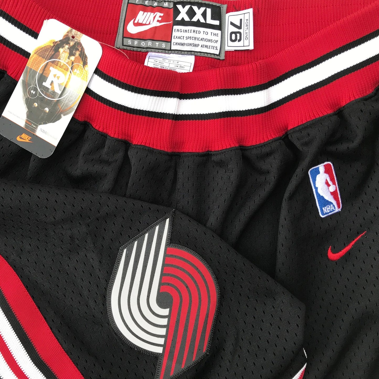 Portland Trailblazers Authentic Nike Rewind Shorts NEW Size XXL