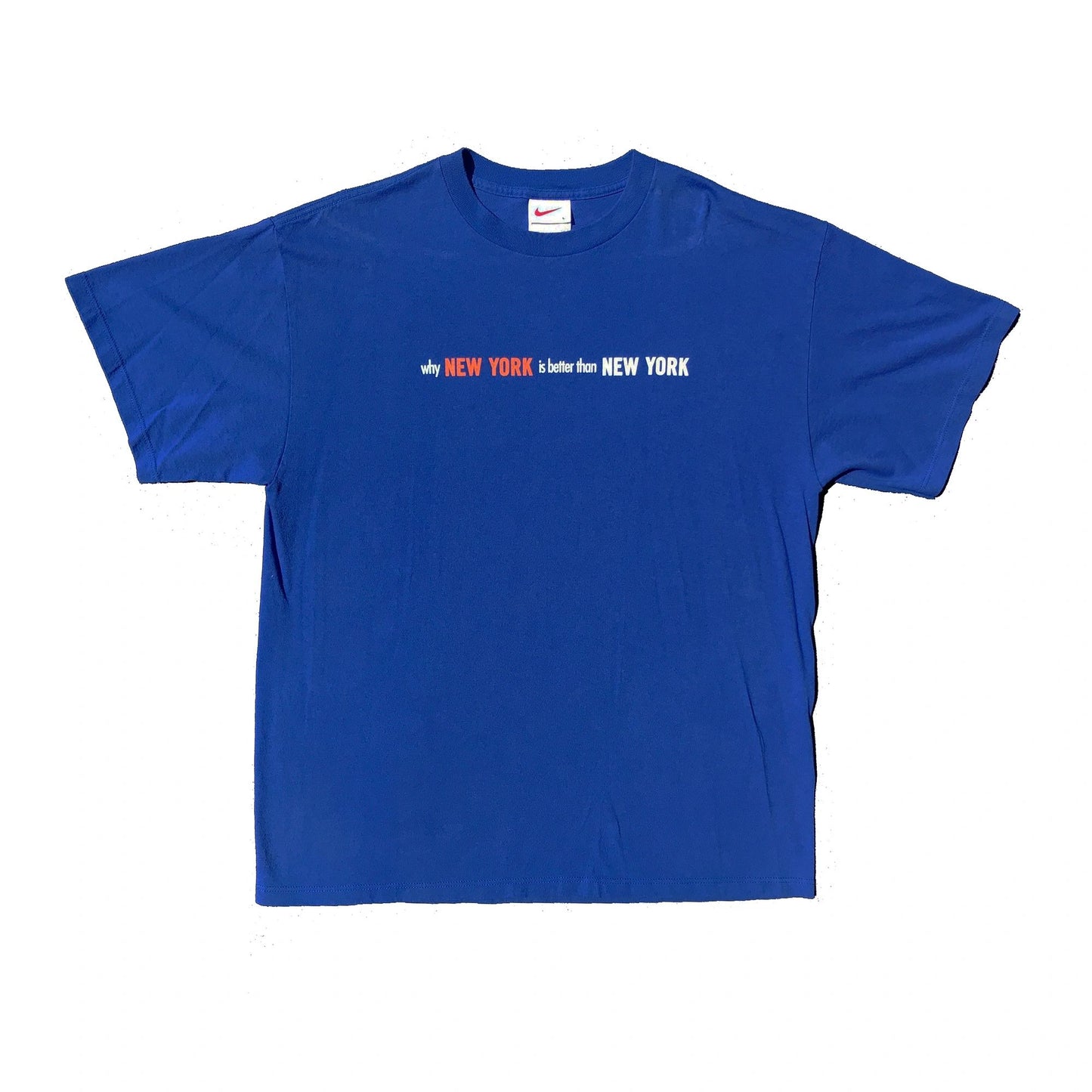 Nike New York Mets / Yankees Steinbrenner T-Shirt Made in USA