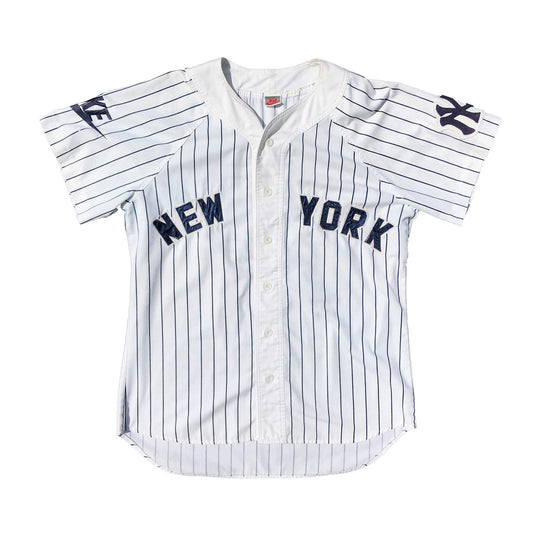 1/1 Nike Gray Tag New York Yankees Pinstriped Jersey Size XL
