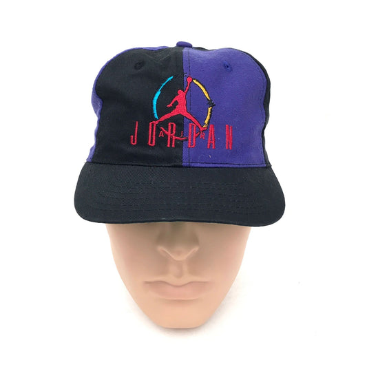 Nike Air Jordan 8 VIII OG 1993 Pinwheel Snapback Hat Aqua / Concord Youth