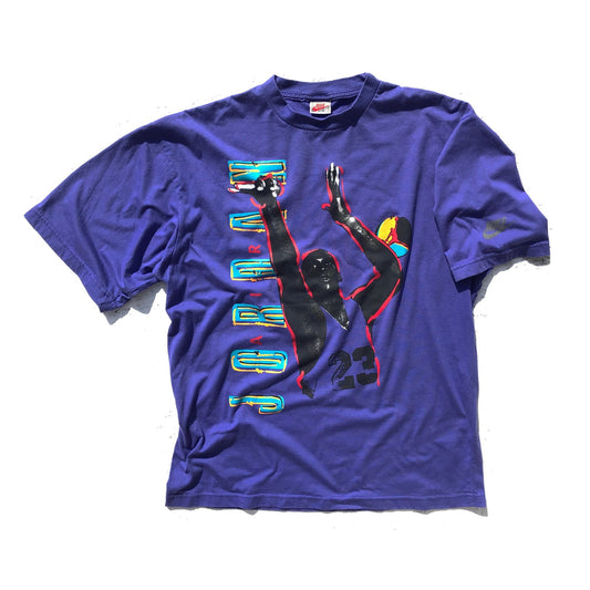 Nike Air Jordan 8 VIII Gray Tag 1993 Graphic T-Shirt Size XXL