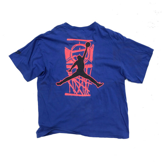 Nike Air Jordan 8 VIII Gray Tag T-Shirt 1993 Original Logo Mens XXL