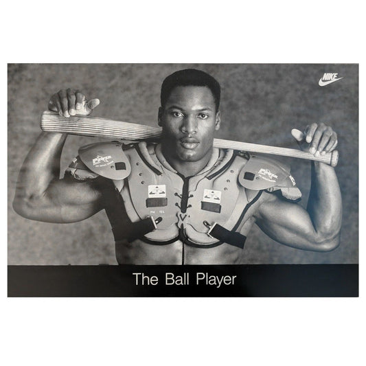Nike Bo Jackson "The Ball Player" Original 1990 Poster