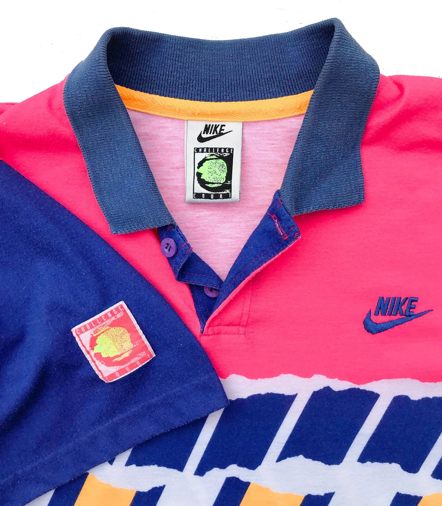 Nike Tech Challenge Court Original 90s Polo Shirt, Size Medium