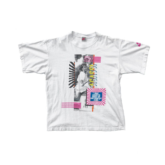 Nike Tech Challenge Court Original 90s Agassi T-Shirt Size Large