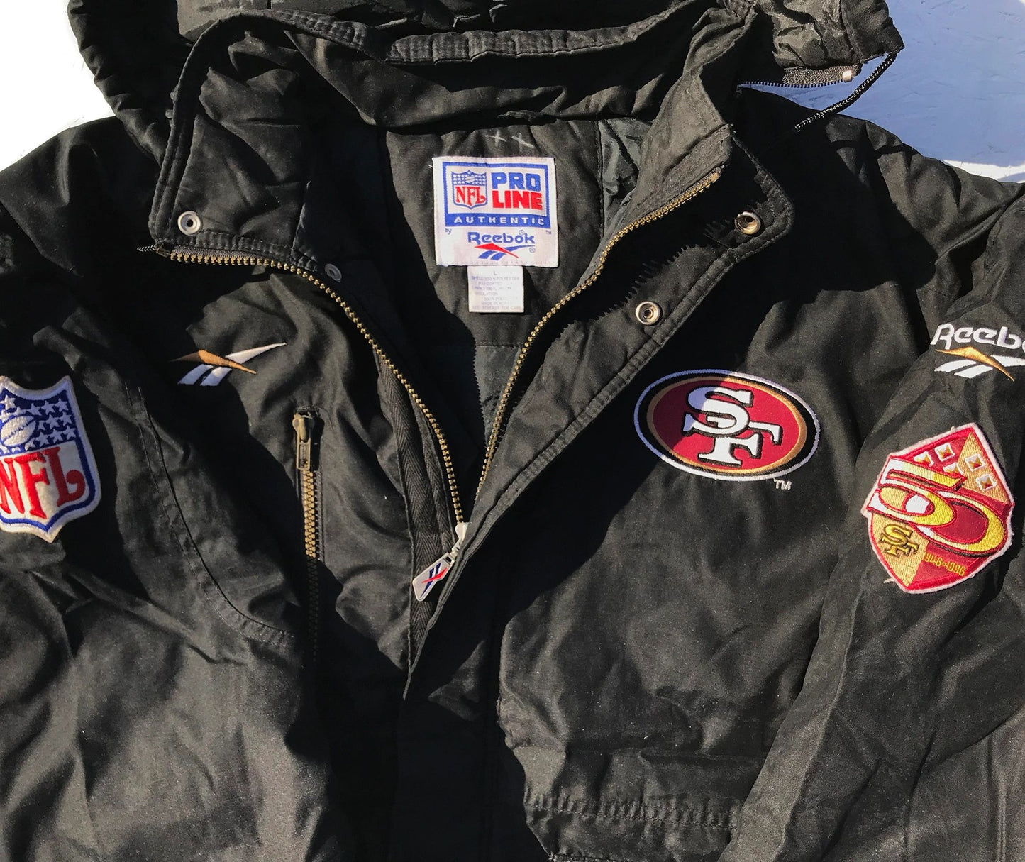San Francisco 49ers Pro-Line Authentic 50th Ann. 1996 Jacket