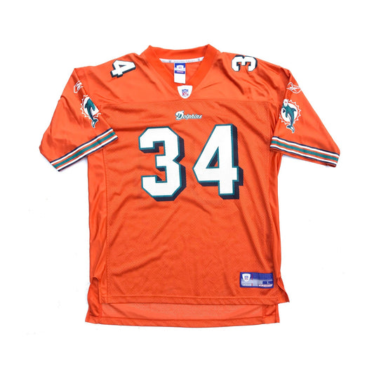 Miami Dolphins Ricky Williams Reebok Football Jersey Size Large