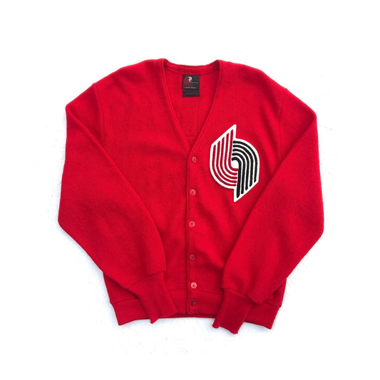 1/1 Portland Trailblazers Original Mr. Rogers Cardigan Sweater