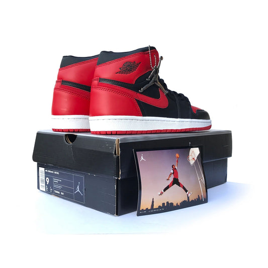 Nike Air Jordan 1 BRED Black/Red 2001 Retro NEW Size 9