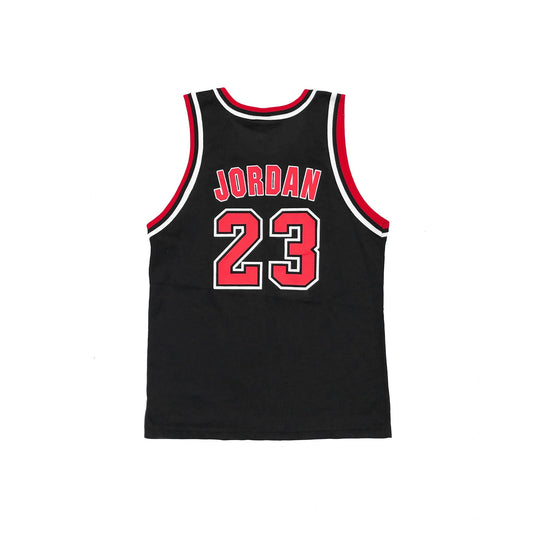 Chicago Bulls Michael Jordan Champion Black Jersey Youth Large