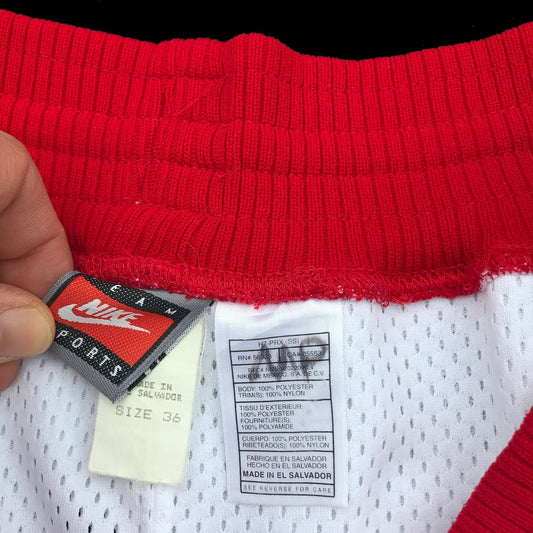 Chicago Bulls Nike Authentic NBA Double Mesh Shorts Size 36