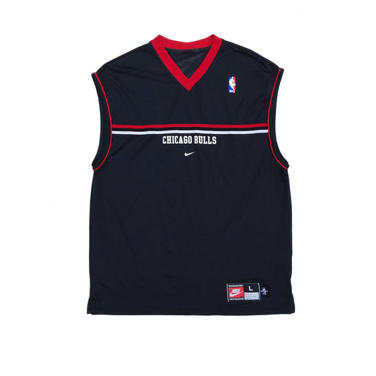 Chicago Bulls Nike Cutoff Sleeveless Warm-up Shirt 90s 2000s
