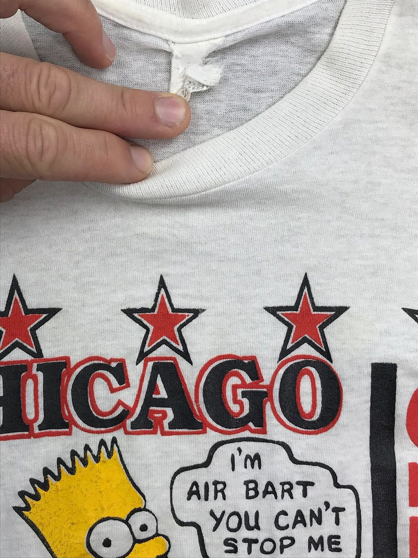 Chicago Bulls Bootleg Bart Simpson Original Thin Youth T-Shirt