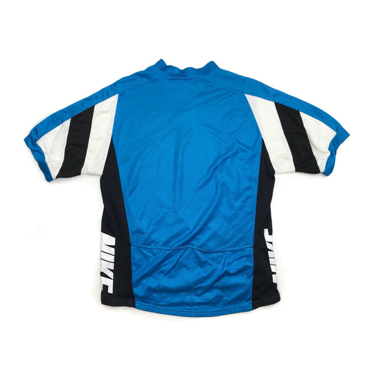 Nike Cycling 90's Gray Tag Color Block lightweight Shirt