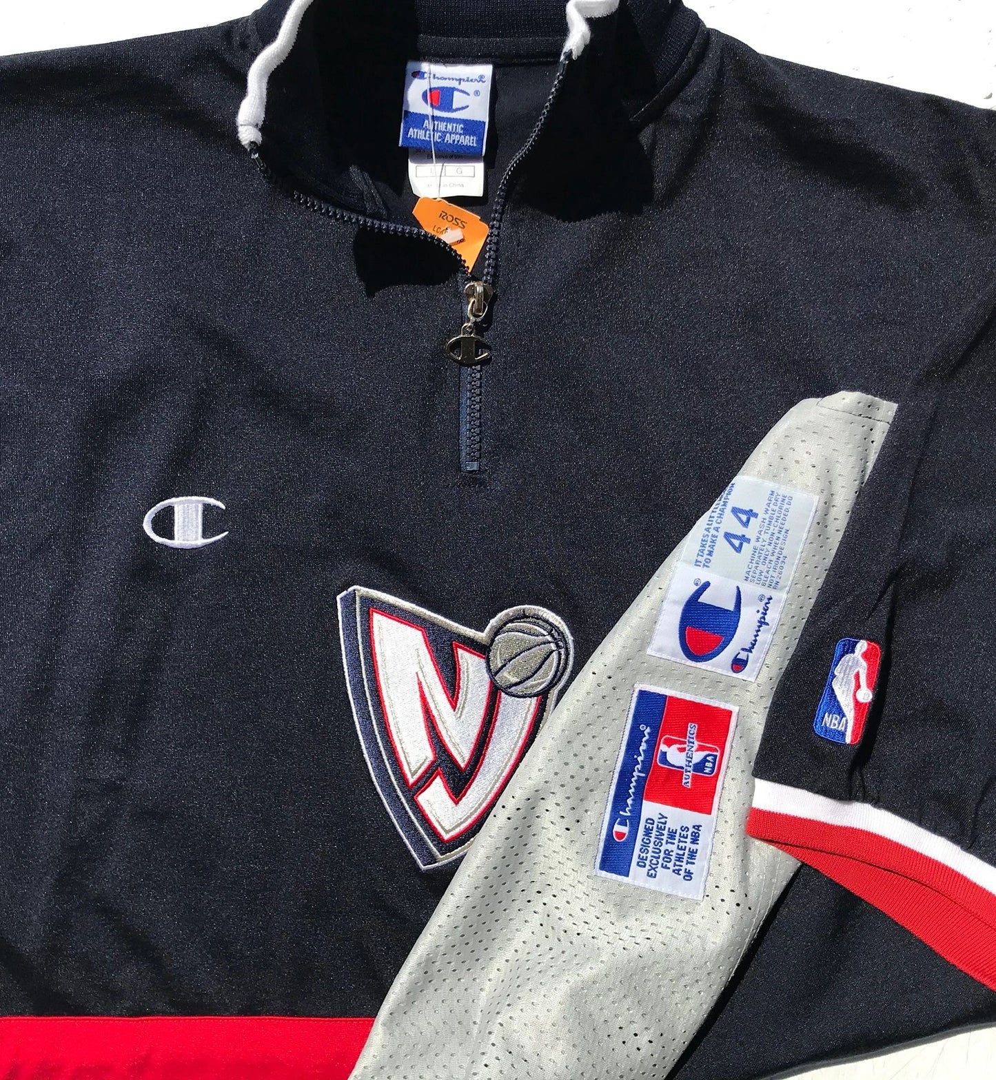 New Jersey Nets 2000 Authentic Champion Shooting Shirt