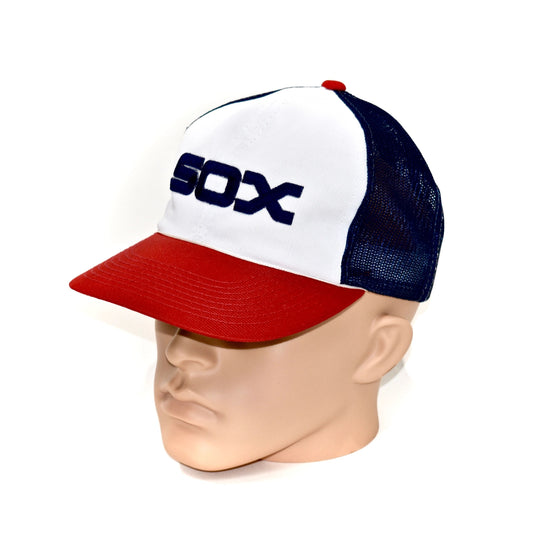 Chicago White Sox 80s Trucker Mesh Snap Back Hat