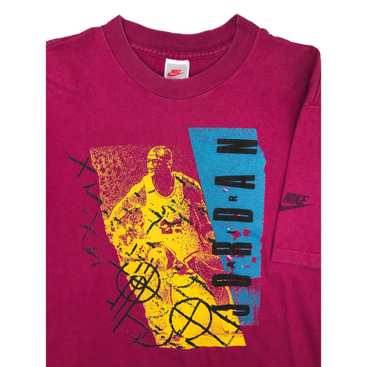 Nike Air Jordan 6 VI 1991 Gray Tag Carmine Graphic T-Shirt